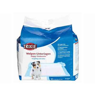 Träningsunderlägg för valp Trixie Puppy Nappy 40 x 60 cm 40 × 60 cm Vit 50 antal