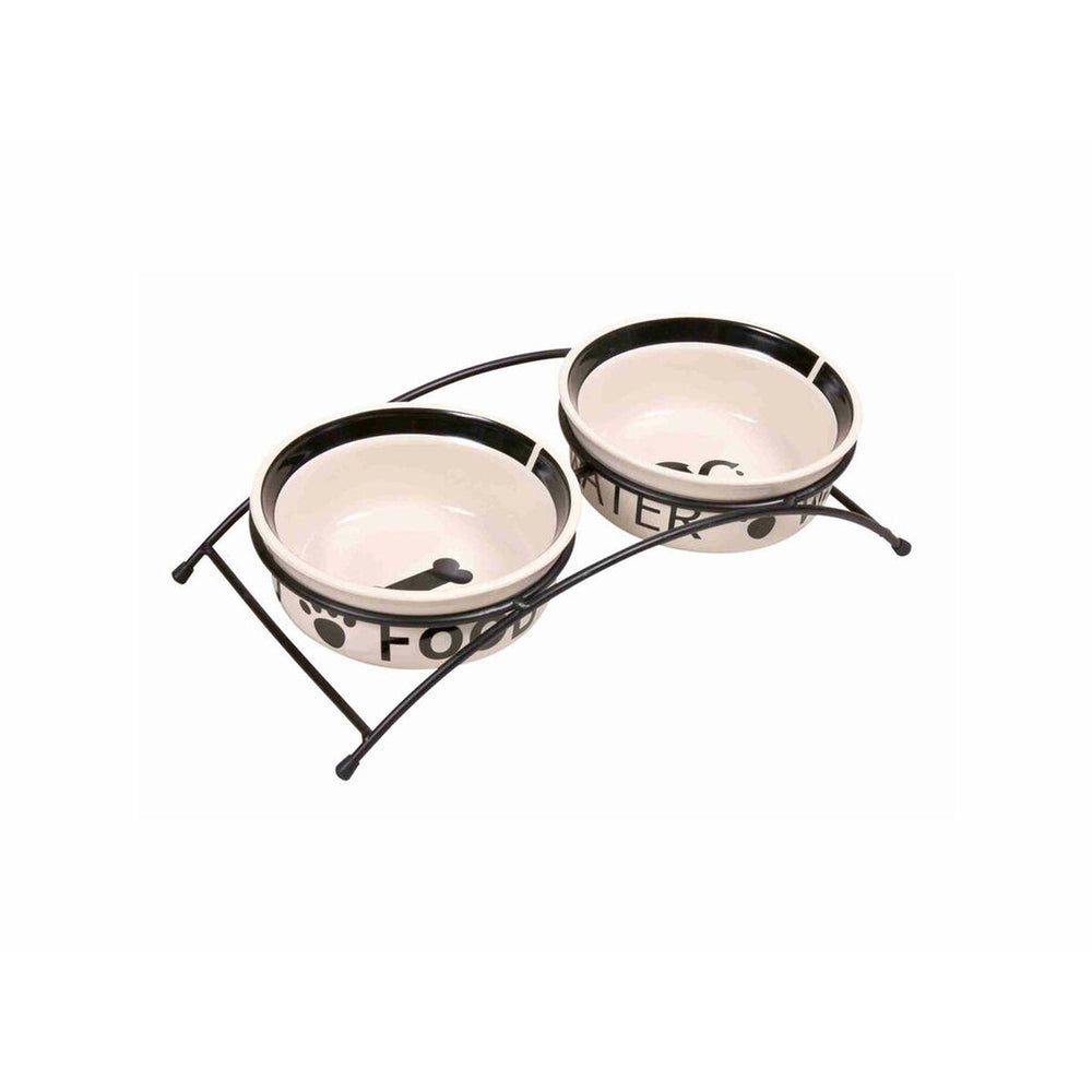 Matskål för husdjur Trixie Double Skål