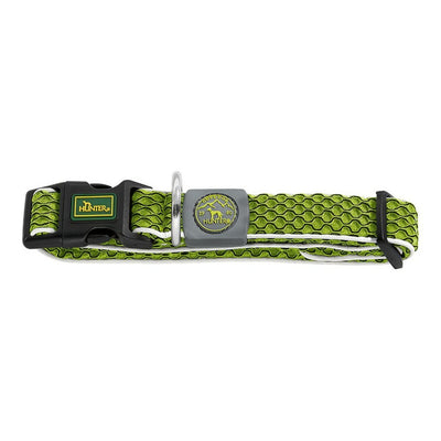 Hundhalsband Hunter Basic Tråd Lime 20