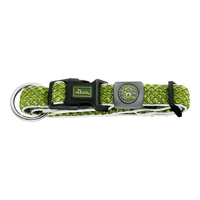 Hundhalsband Hunter Plus Tråd Storlek XL Lime (45-70 cm)