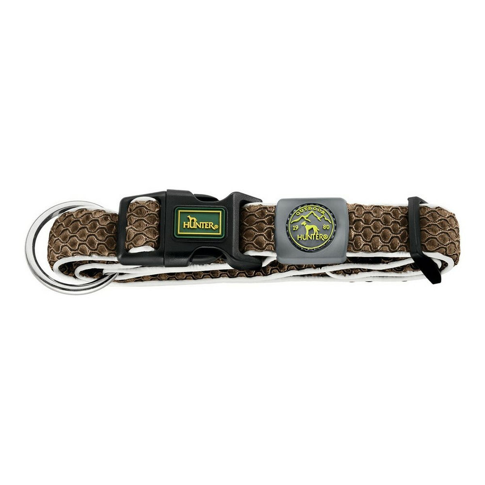 Hundhalsband Hunter Plus Tråd Brun Storlek L Brown (40-60 cm)