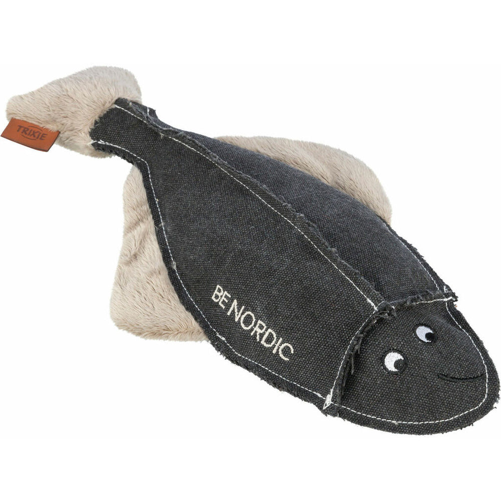 Mjuk leksak för hundar Trixie Polyester Plysch Bomull Fisk 35 cm