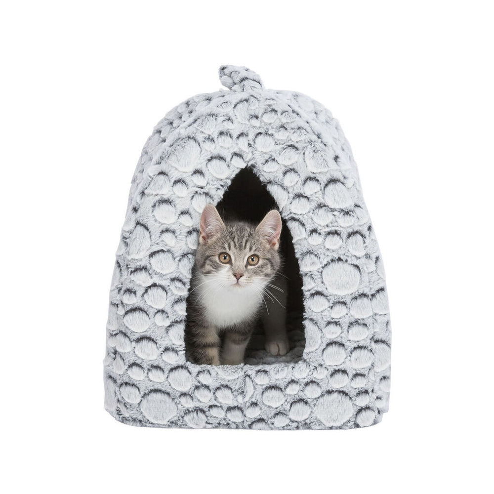 Hydda Trixie Vit Grå 32 × 42 × 32 cm