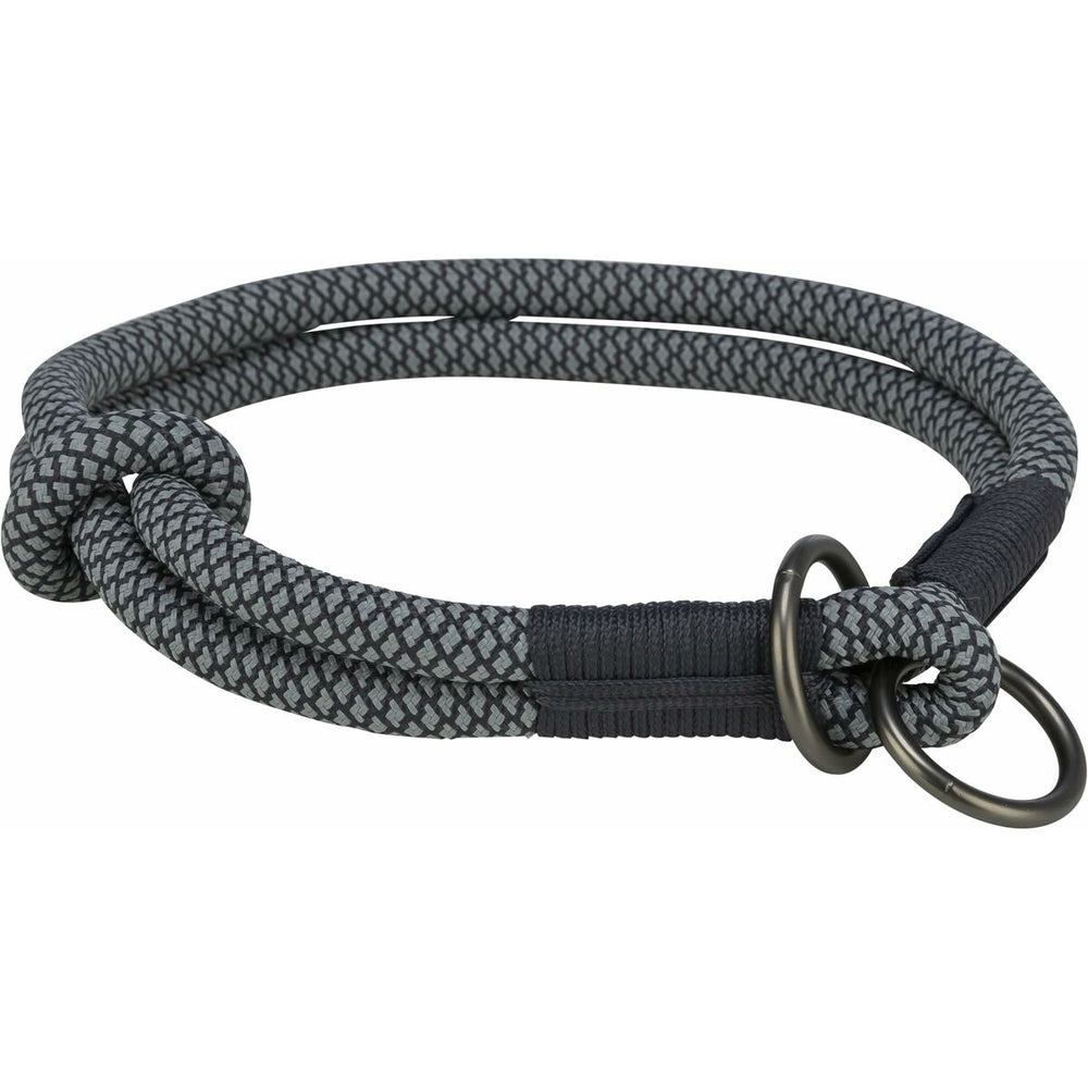 Hund utbildning kragar Trixie Soft Rope Svart Grå L/XL 55 cm