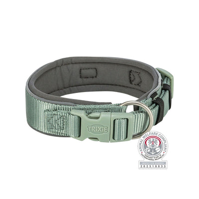 Hundhalsband Trixie Premium Grön Grafit S/M 33-42 cm
