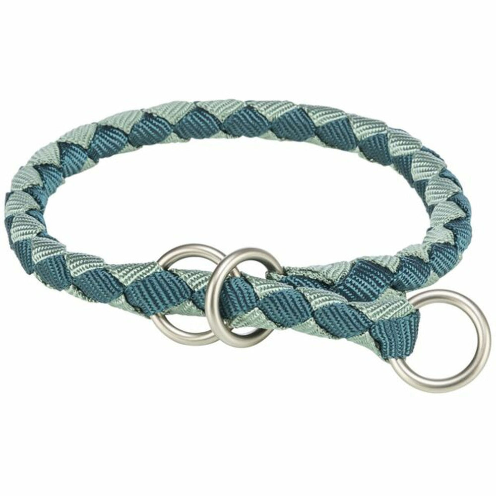 Träningshalsband Trixie Cavo Blå Grön L/XL 52-60 cm