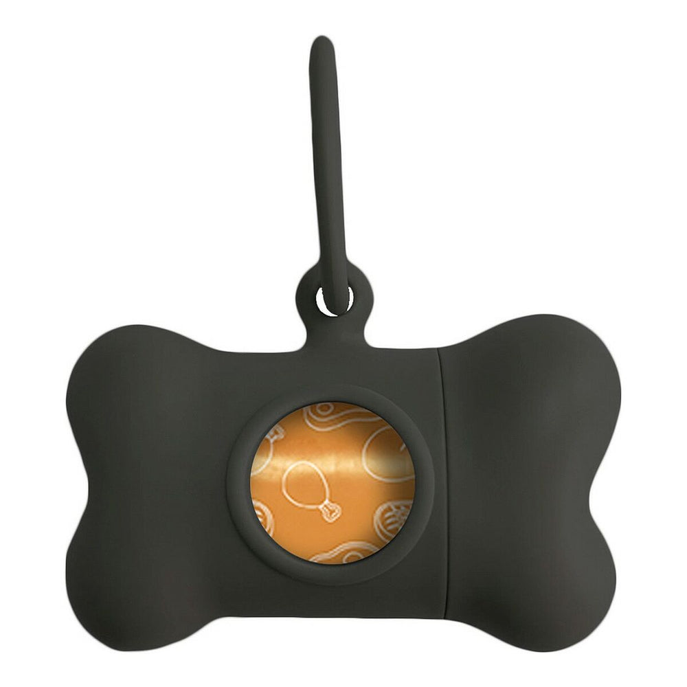 Påsbehållare för husdjur United Pets Bon Ton Classic Dog Black (8 x 4,2 x 5 cm)