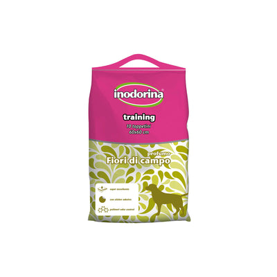 Träningsunderlägg för valp Inodorina WILD FLOWER 60 x 60 cm (10 antal)