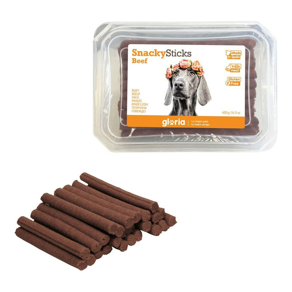 Hundgodis Gloria Snackys Sticks Oxe Små stänger