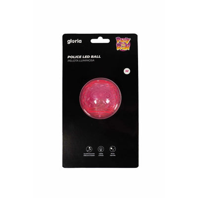 Boll till husdjur Gloria PLAY AND RUN Rosa TPR 6,35 cm