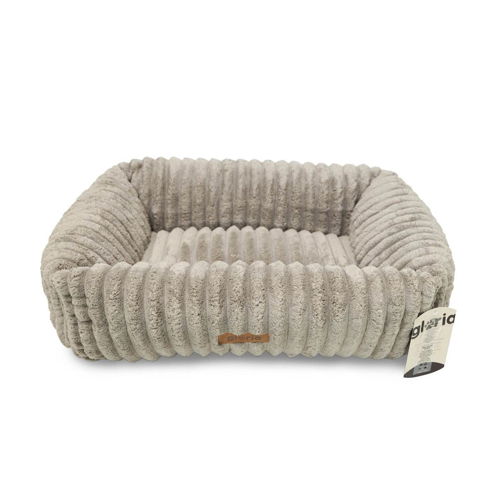 Hundsäng Gloria BELLVER Grå M 80 x 60 x 20 cm