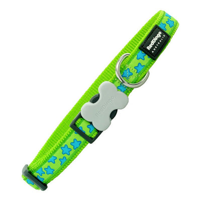 Hundhalsband Red Dingo Stjärna Stjärnor (2,5 x 41-63 cm)