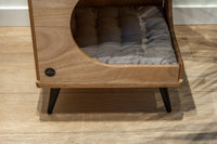 Exklusiv Katthubba i Mahogny – Handgjord